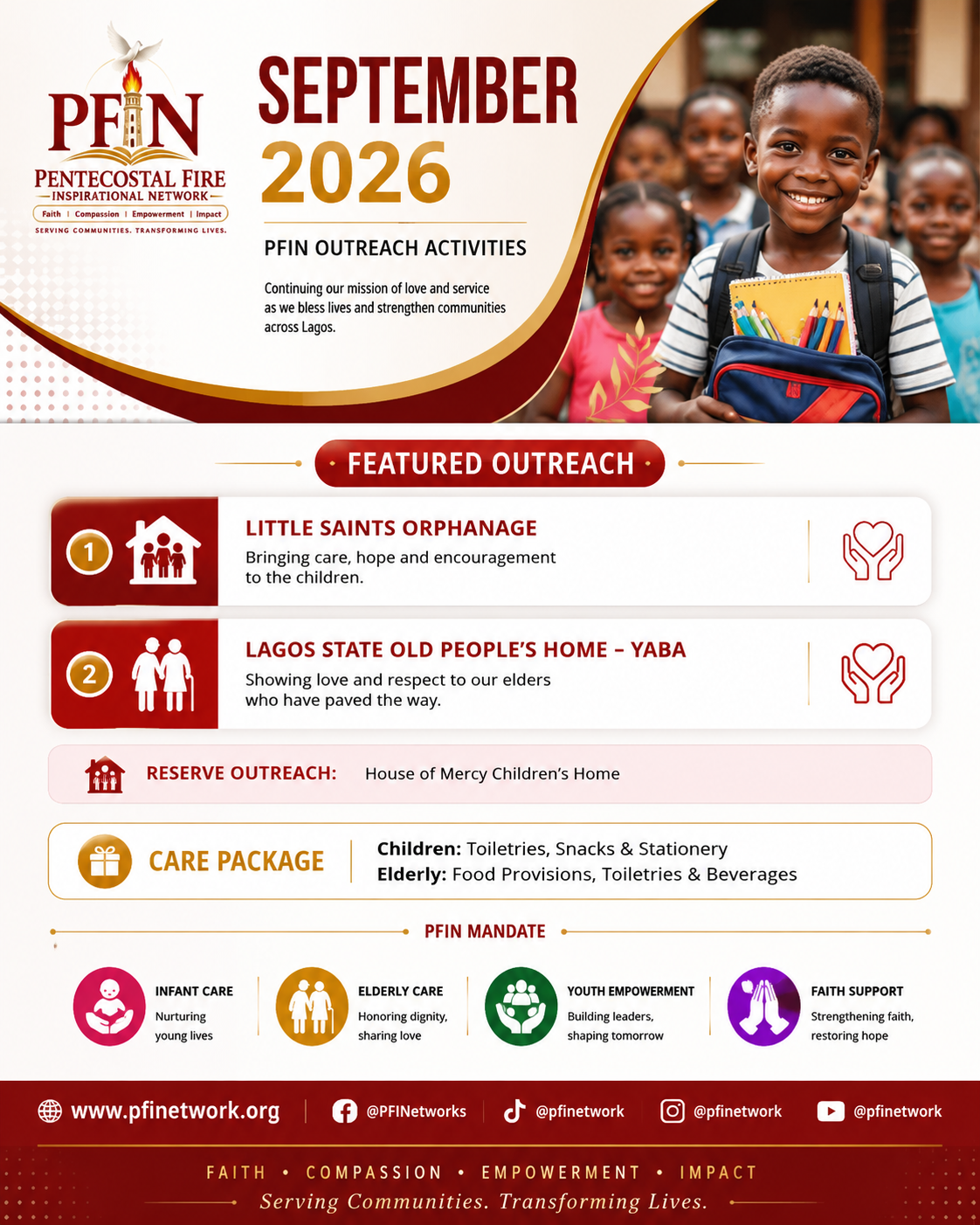 PFIN September 2026 Outreach