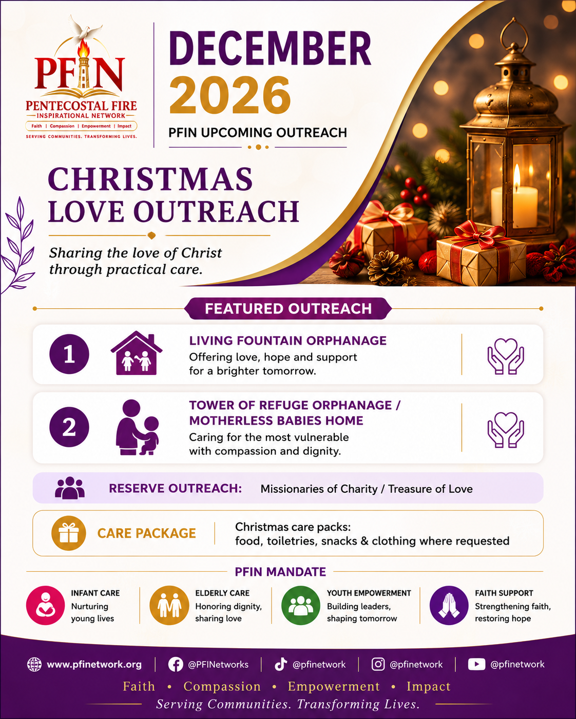 CHRISTMAS LOVE OUTREACH